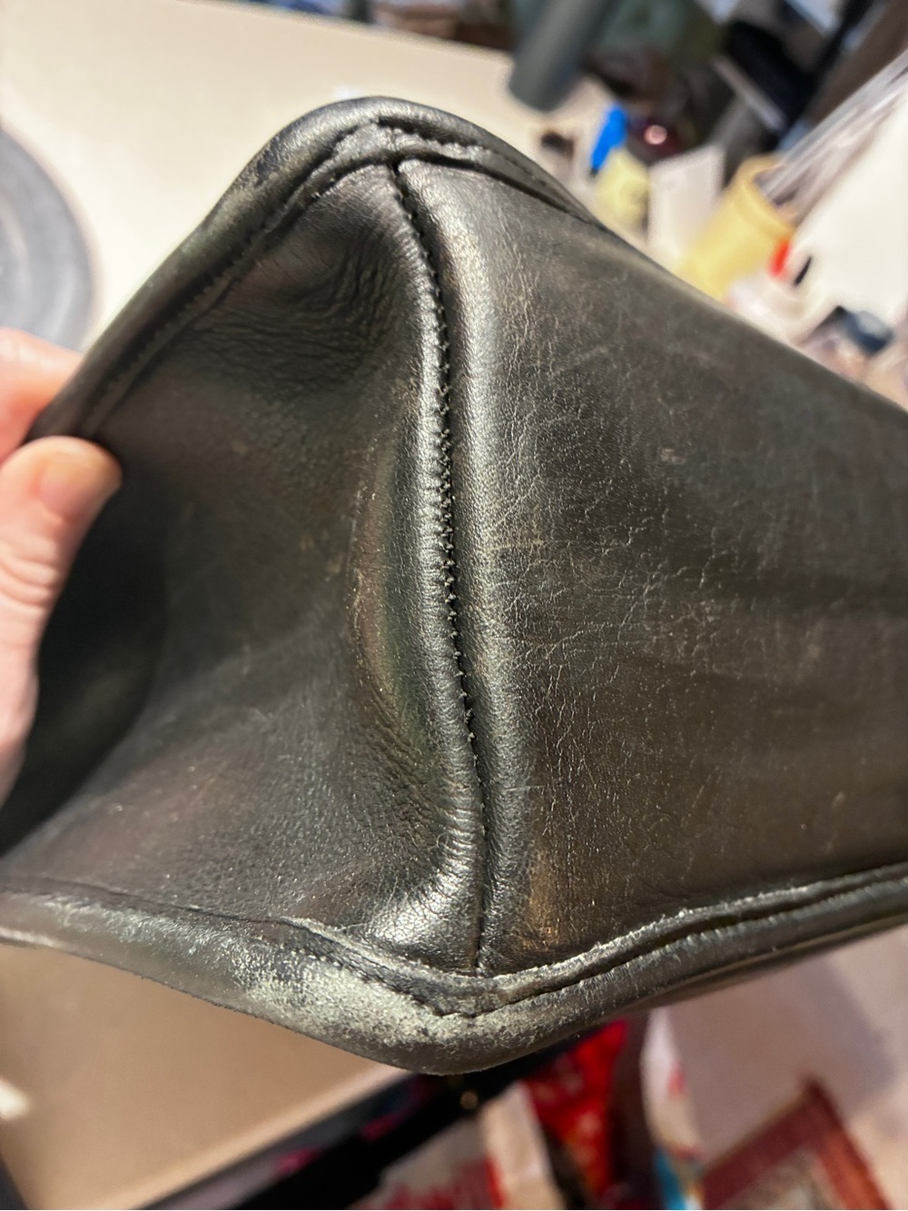 VTG COACH Beekman Briefcase 5266 Black Leather USA Made Messenger Bag - Picture 16 of 16